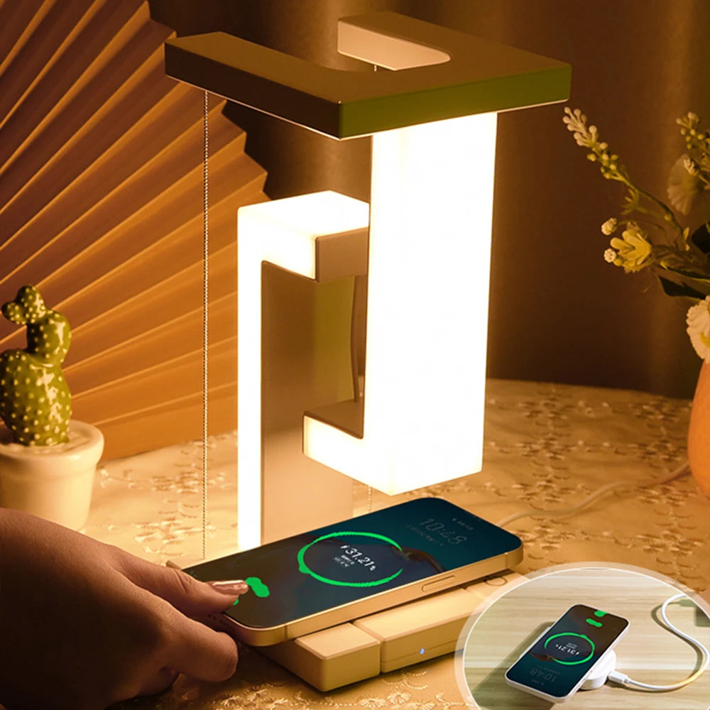 2-n-1 LED Suspended Desk Lamp